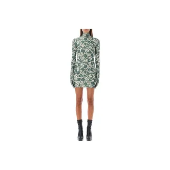 Vetements Long-Sleeved Dresses Women's Green