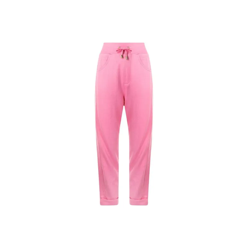 BALMAIN Knitted Sweatpants Women's Pink-0