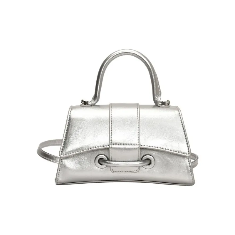Yalu PU Crossbody One Shoulder Handbag Women's Blue/Pink/Silver/Black/White-11