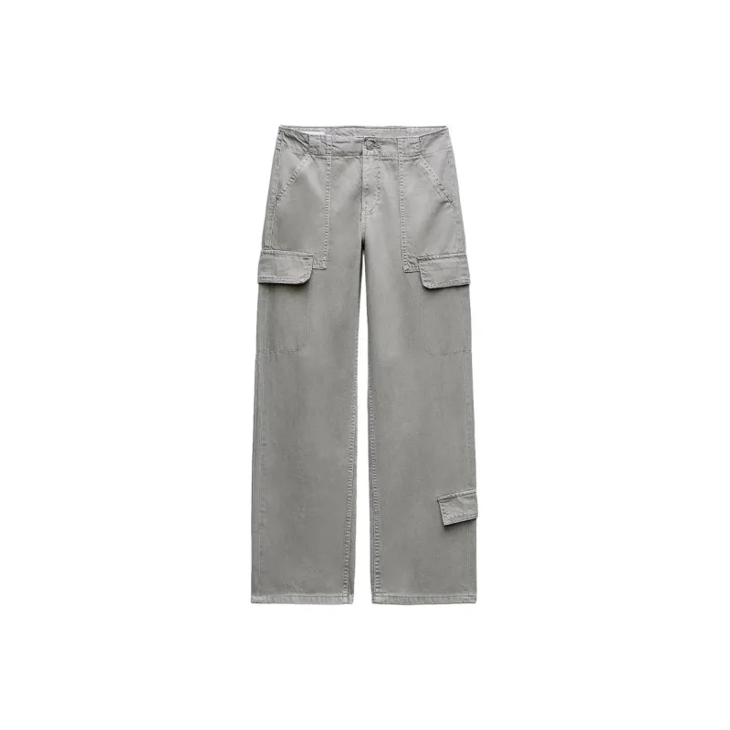 ZARA Cargo Pants Women's Lead-0