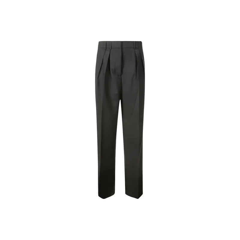 Rohe Pleated Slim fit Trousers-0