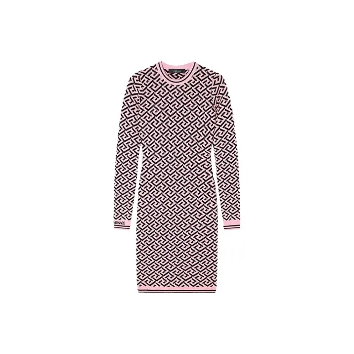 VERSACE Long-Sleeved Dresses Women's Red-0