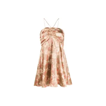 IRO NIGHT Floral-print Halterneck Dress