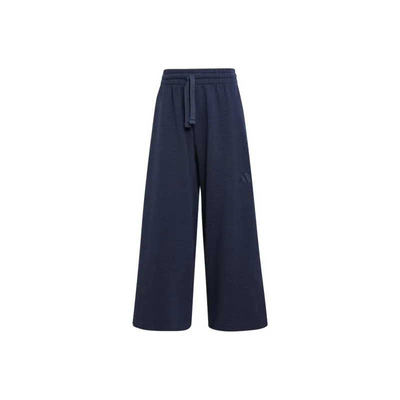 Adidas Free Shipping With AdiClub All Szn Rib 7/8-Length Wide Leg Pants-0