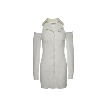 Girly Fancy Club Dress Women's White