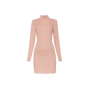 FENDI Long Sleeved Dress Women's Pink