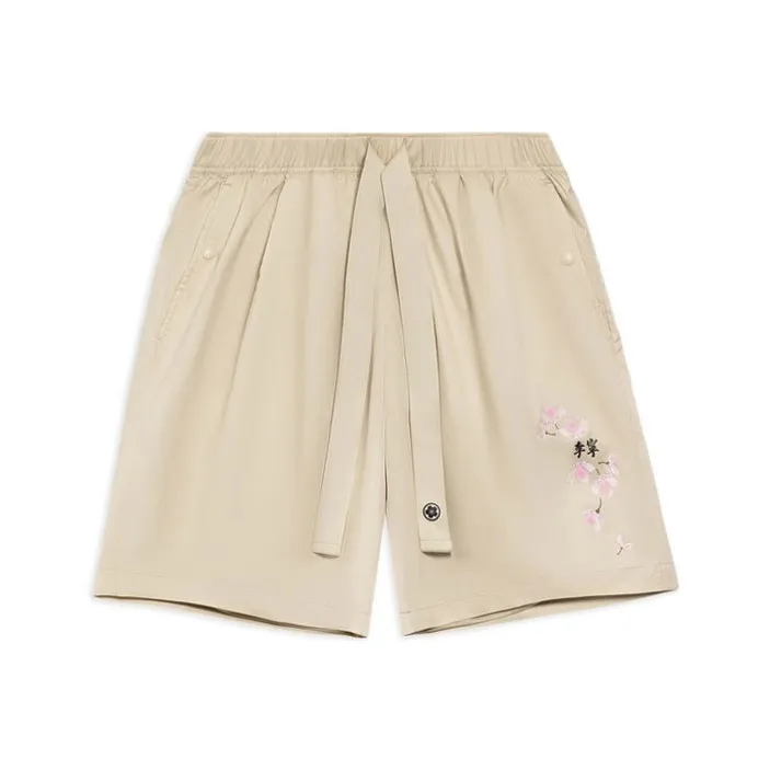 LINING Sports Fashion Collection Casual Shorts Women's Cashmere Gray-0