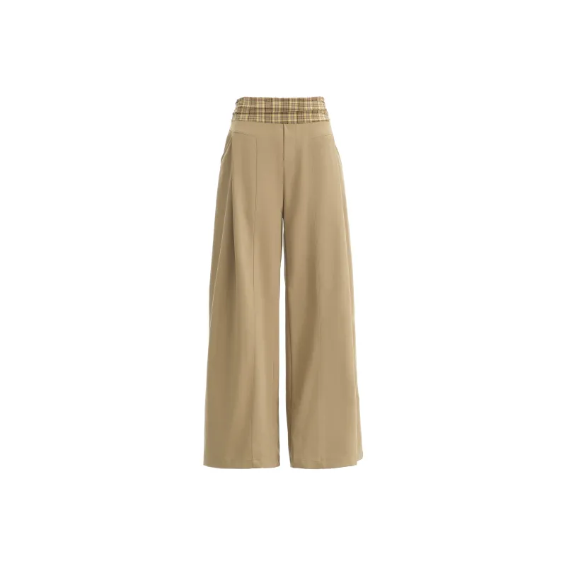 Wen Shan Casual Pants Women's Khaki-3