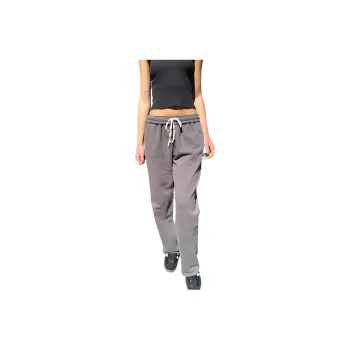 Brandy Melville Knitted Sports Pants Women's Dark Gray