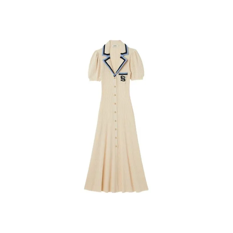 Sandro Short-Sleeved Dresses Women's Light Umber-0