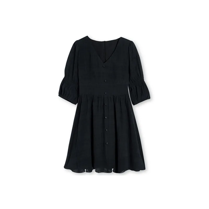 EPTISON WOMAN A Line Skirt Dress-0