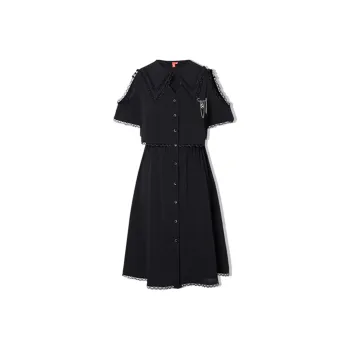 EPTISON WOMAN Shirts Skirt Dress Black