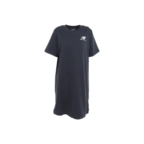 New Balance Short-Sleeved Dresses Women's Black
