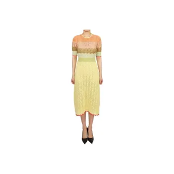 Vanessa Bruno Short Sleeved Dresses Women's Yellow