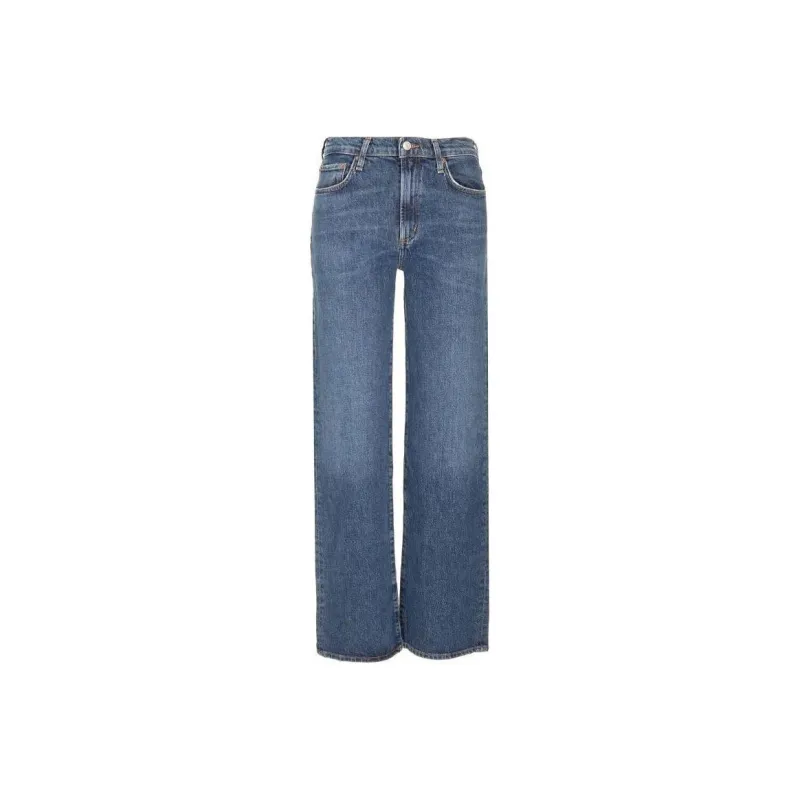 AGOLDE Harper Mid-Rise Straight-Leg Jeans-0