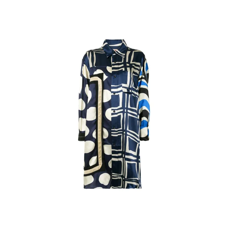 MARNI Long-Sleeved Dresses Women's Multicolor-0