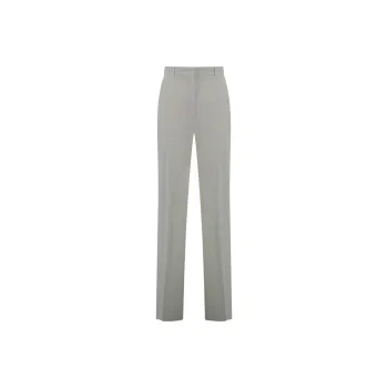 MaxMara Studio Pleat Detailed Straight Leg Trousers