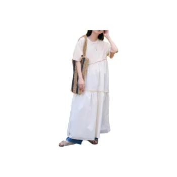 FREAK'S STORE Short Sleeved Dress Women's Ecru