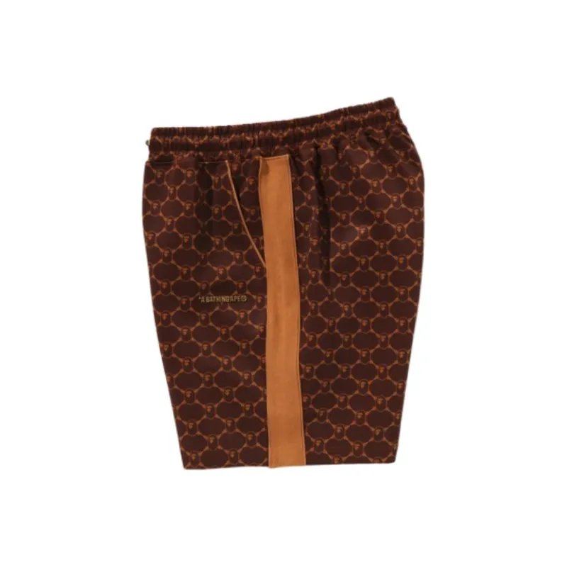 Bape College Monogram Relaxed Fit Sweat Shorts-2