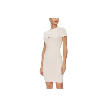 Tommy Hilfiger Short Sleeved Dress Women's Pink