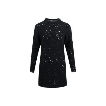 Y 3 Long Sleeved Dresses Women's Black
