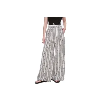 ELF SACK Casual Pants Women's Vintage Black White