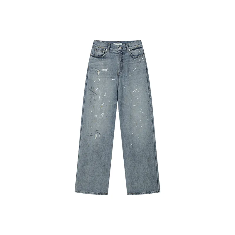 UOOYAA Jeans Women's Denim Blue-0