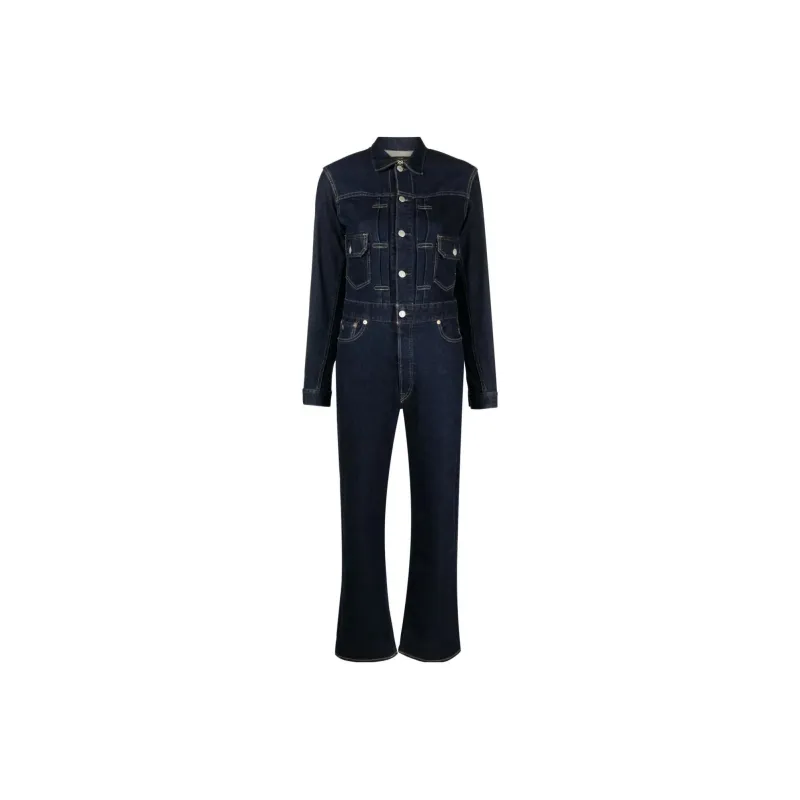 Ralph Lauren Rrl Long sleeved Denim Jumpsuit-0
