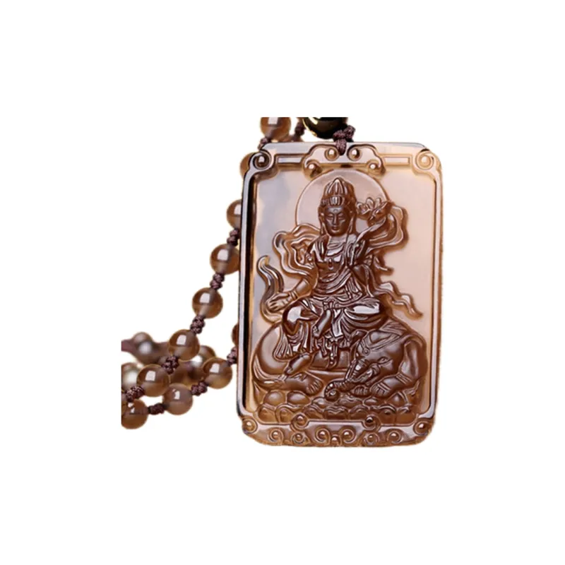 Liu Jinfu Obsidian Jade Necklaces Unisex-8