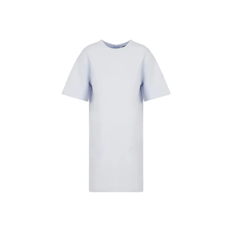 EMPORIO ARMANI Short Sleeved Dresses Women's Light Blue-0