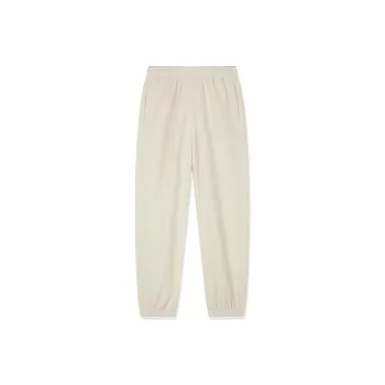 QIAODAN Knitted Sweatpants Women's Cream White
