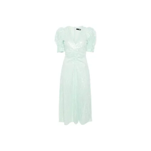 Rotate V Neck Sequins Midi Dress