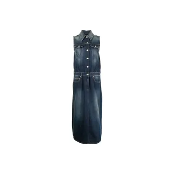 MM6 Maison Margiela Sleeveless Dresses Women's Blue