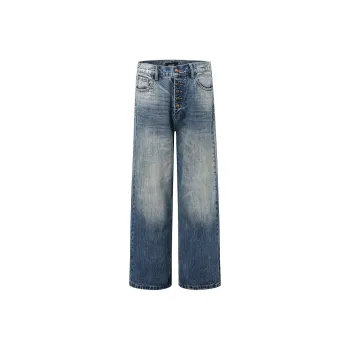 YUZHAOLIN Jeans Unisex Blue