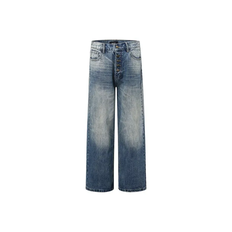 YUZHAOLIN Jeans Unisex Blue-0