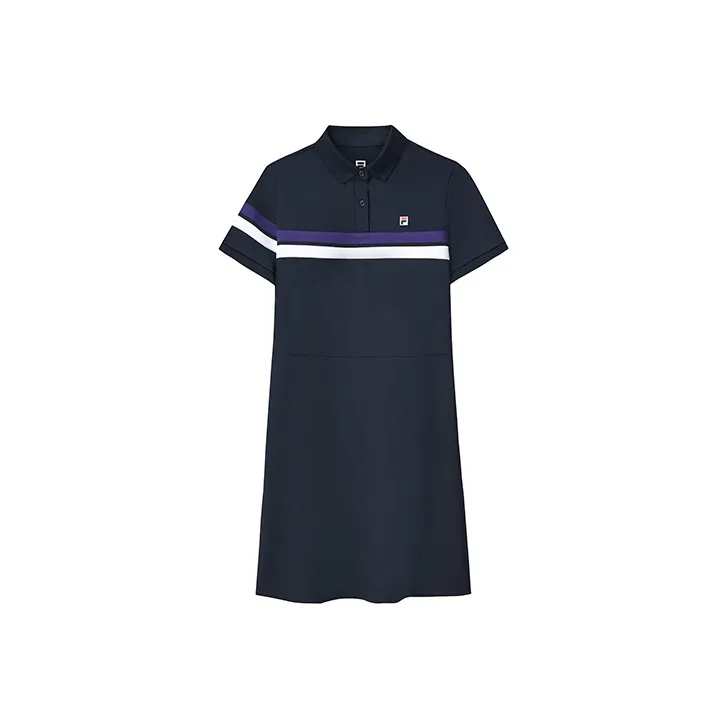 FILA Athletics Short-Sleeved Dresses Women's Royal Blue-0