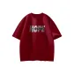 [100% cotton]Burgundy (T Stack Shadow Letter)
