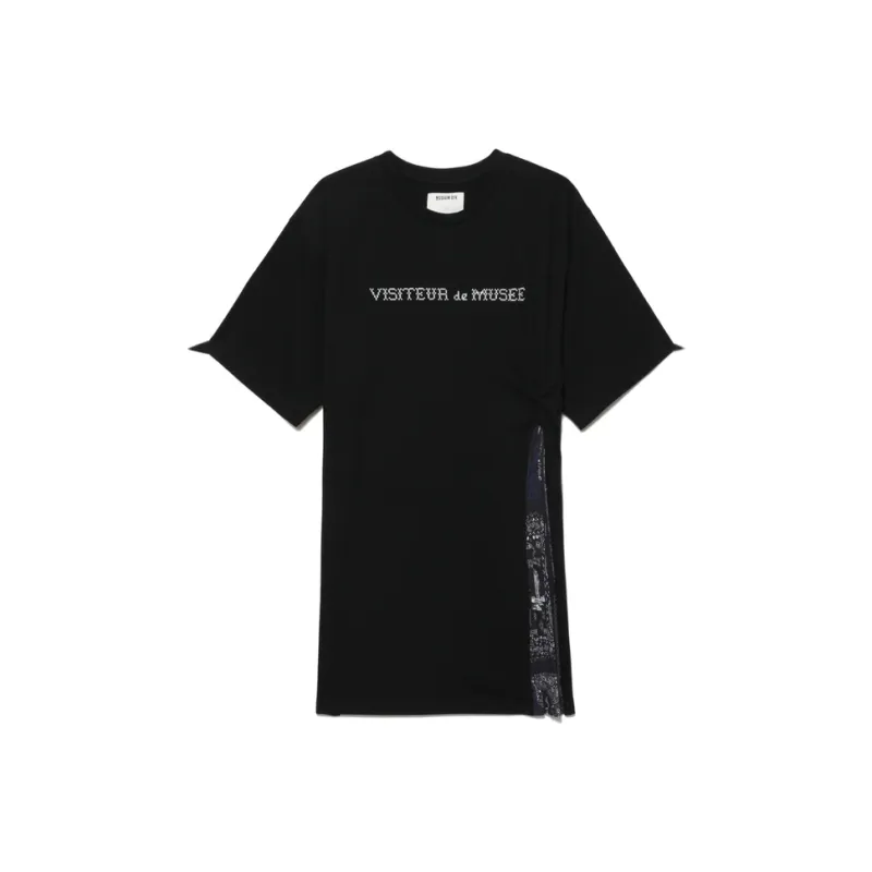 MUSIUM DIV Logo print T shirt Dress-0