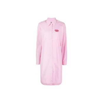 DIESEL Long-Sleeved Dresses Women's Light Pink