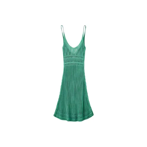 LOEWE Paula's Ibiza 2022 Sleeveless Dresses Women's Green