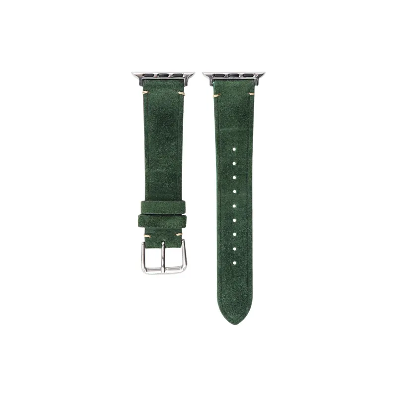 KVZUVUU Watch Band Apple Compatibility Cowhide Leather Material-9