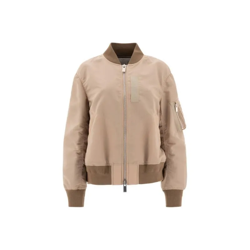 Sacai Nylon Twill Blouson 'Beige'-0
