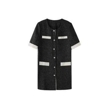 THE SEA LIFE Short-Sleeved Dresses Women's Black Mage
