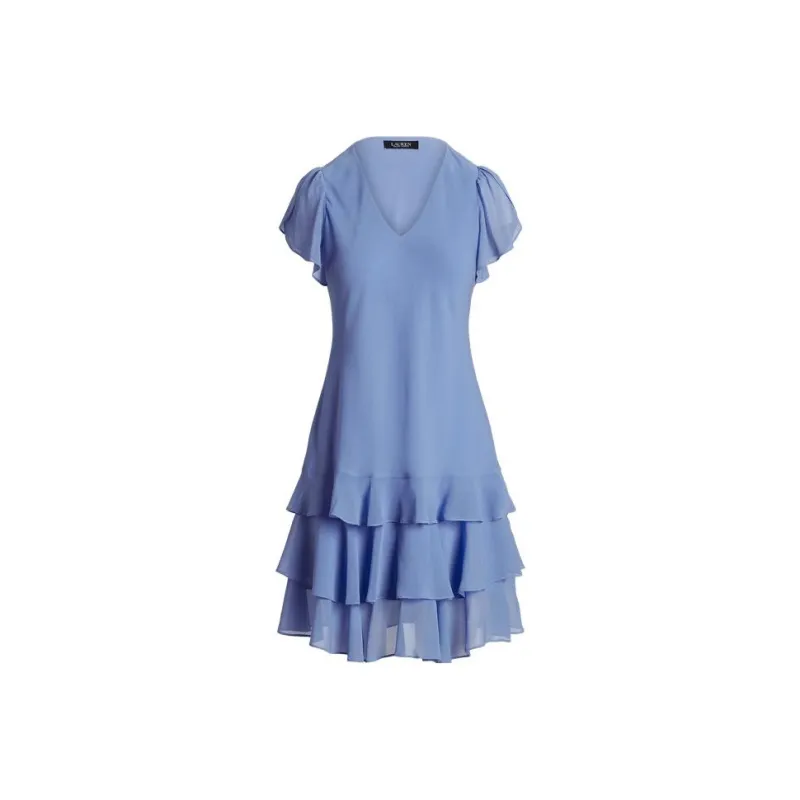 Polo Ralph Lauren SS23 Short-Sleeved Dresses Women's Blue-0