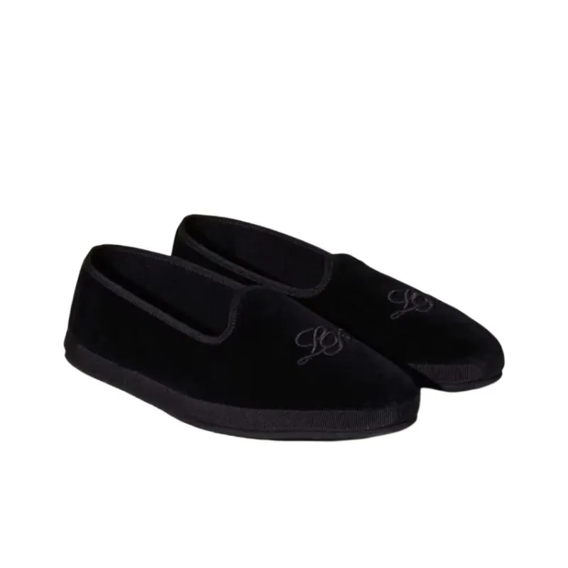 Loro Piana LP Venice Casual Single Shoes Women's Black-2