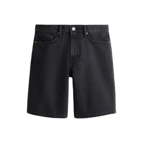 H&M Denim Shorts Men Black
