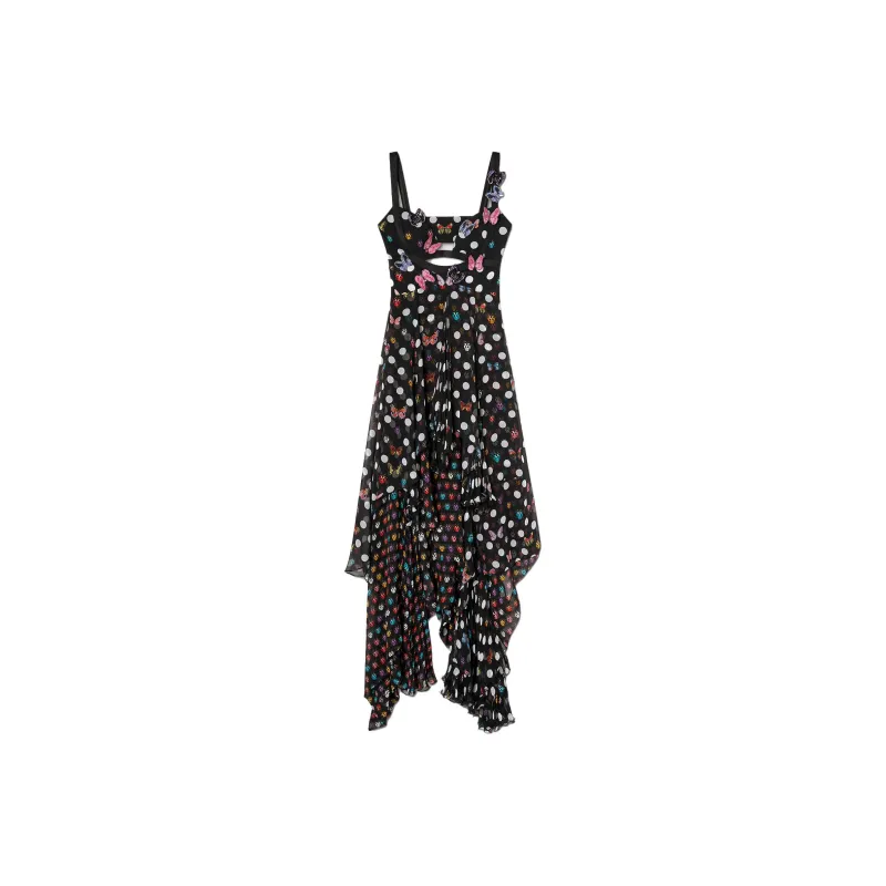 VERSACE Slip Dresses Women's Black-0