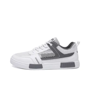 VANSSI Slip Resistant, Abrasion Resistant, Lightweight, Breathable Low Top Skateboard Shoes Men's