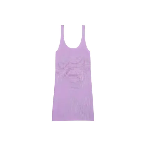 CK/Calvin Klein JENNIE Series Slip Dresses Women's Light Tendril Purple