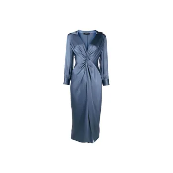 THEORY Long-Sleeved Dresses Women's Blue